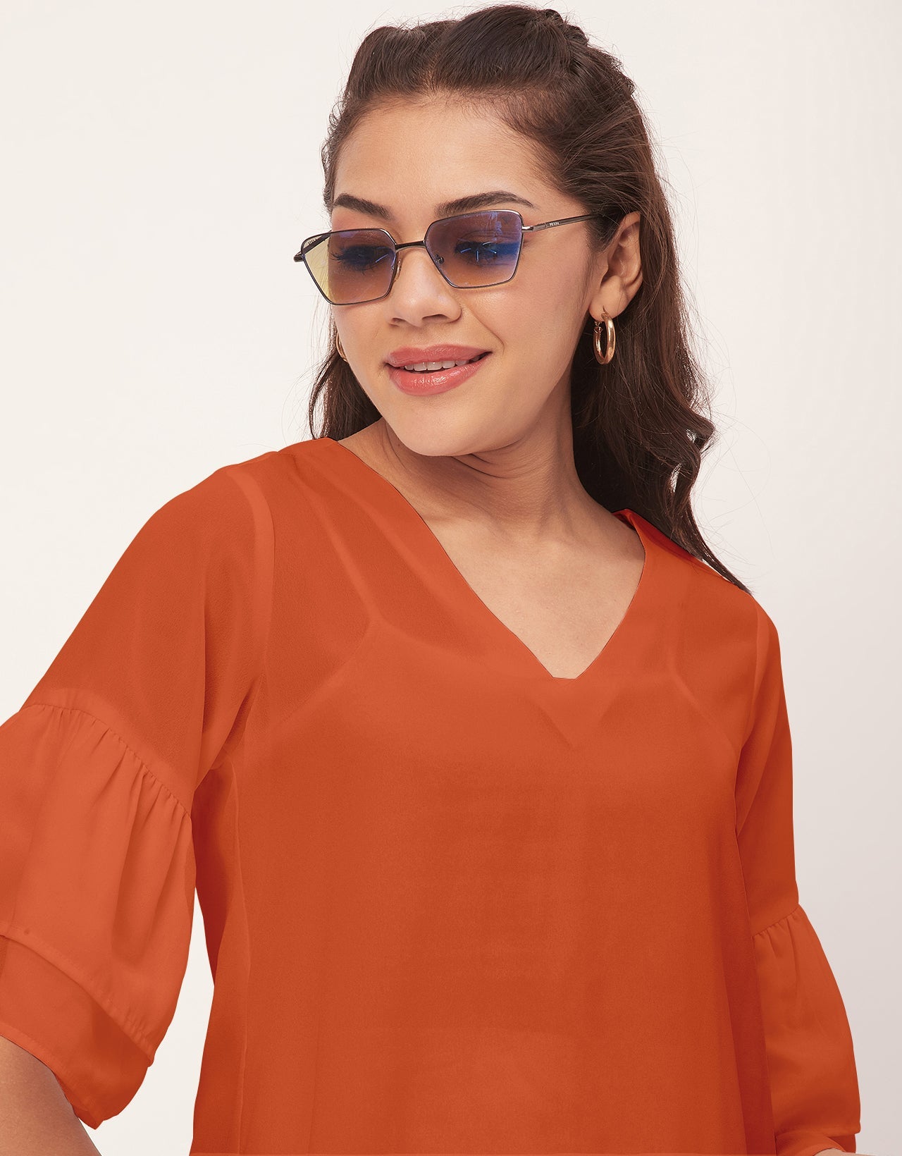 Tiered Bell Sleeve Dress