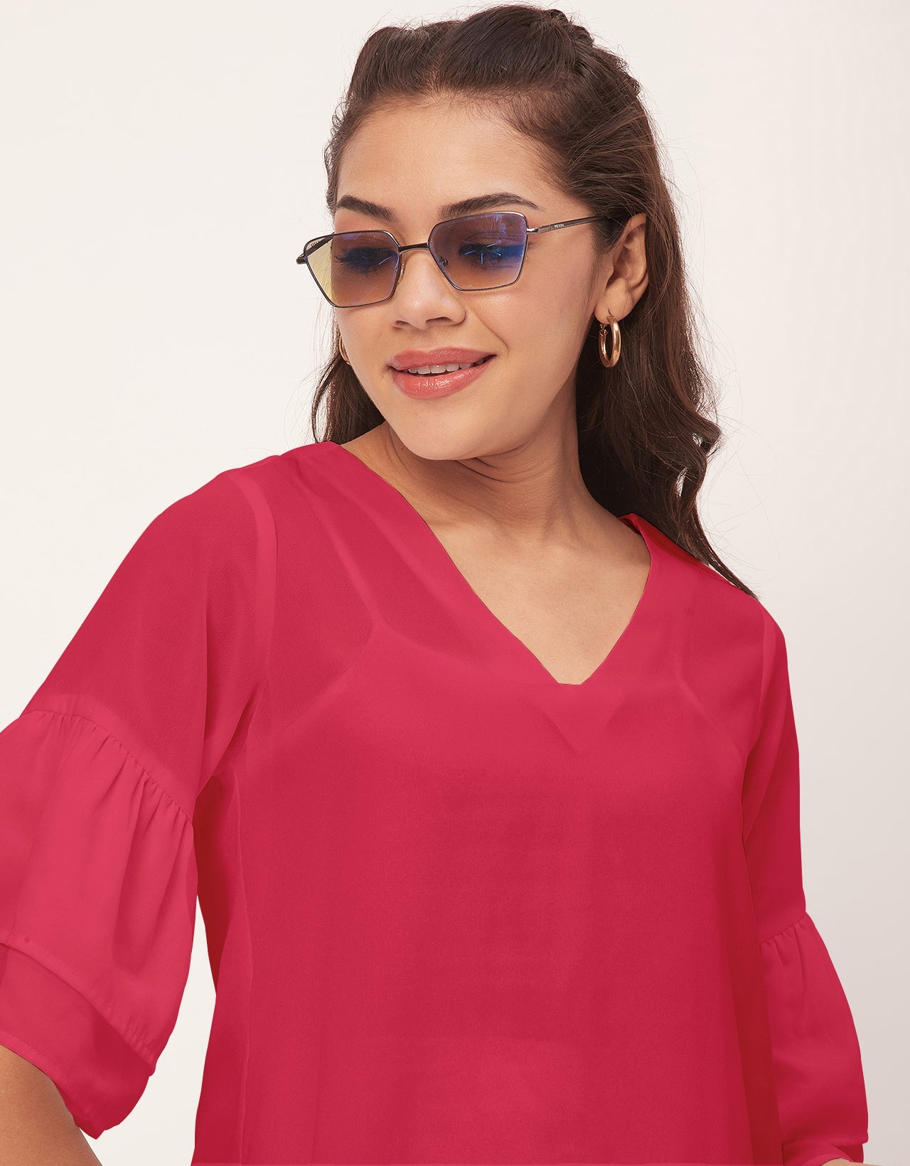 Tiered Bell Sleeve Dress