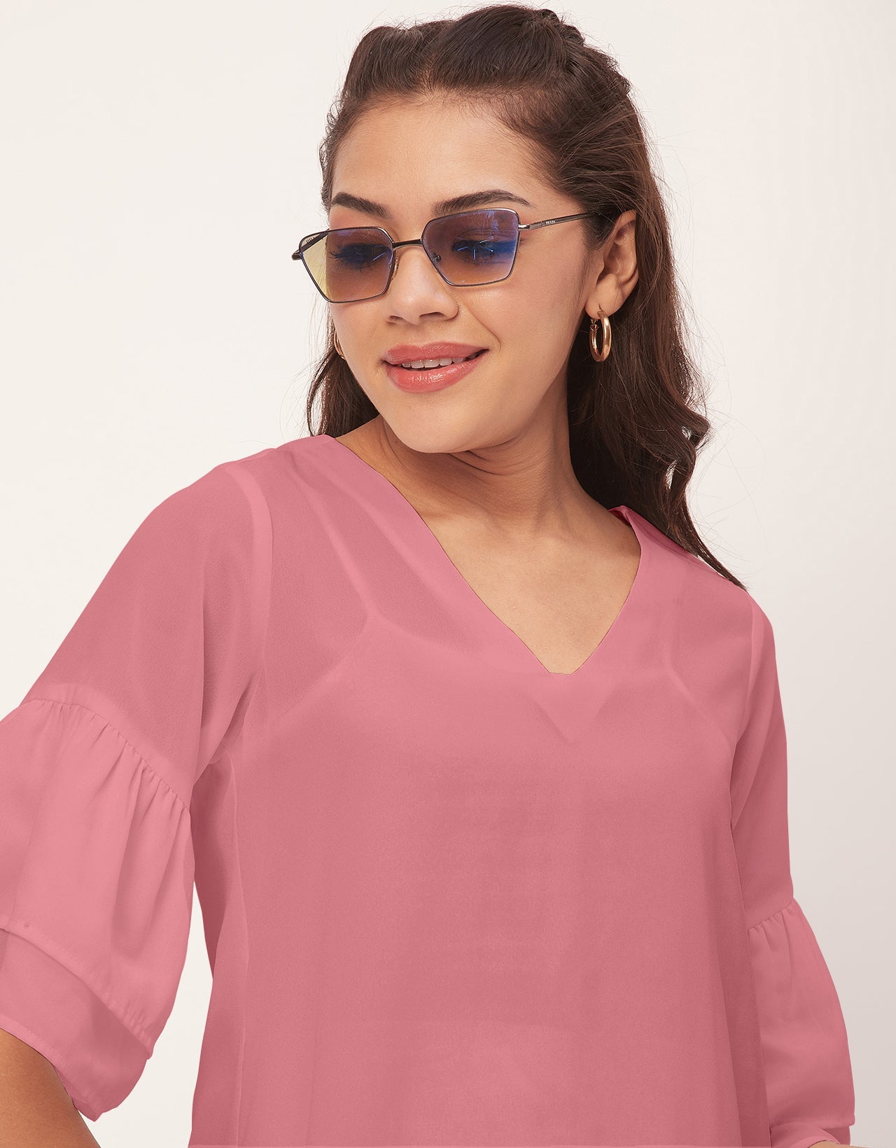 Tiered Bell Sleeve Dress