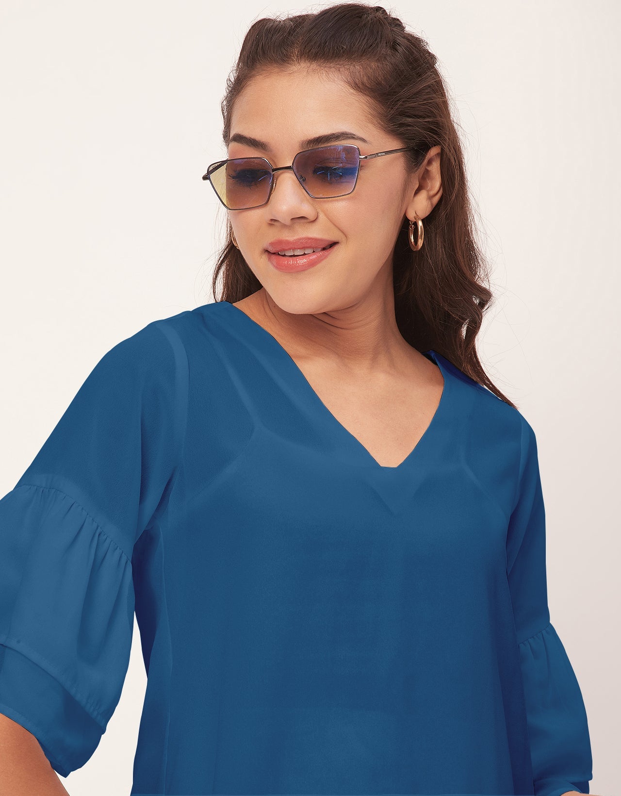 Tiered Bell Sleeve Dress