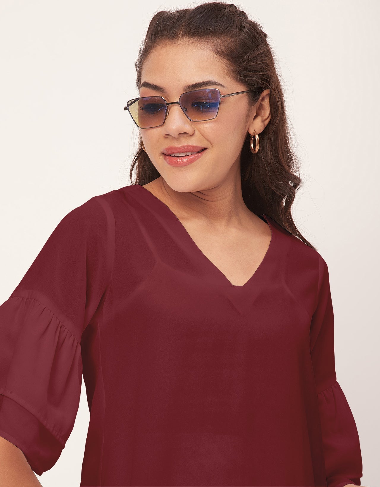 Tiered Bell Sleeve Dress
