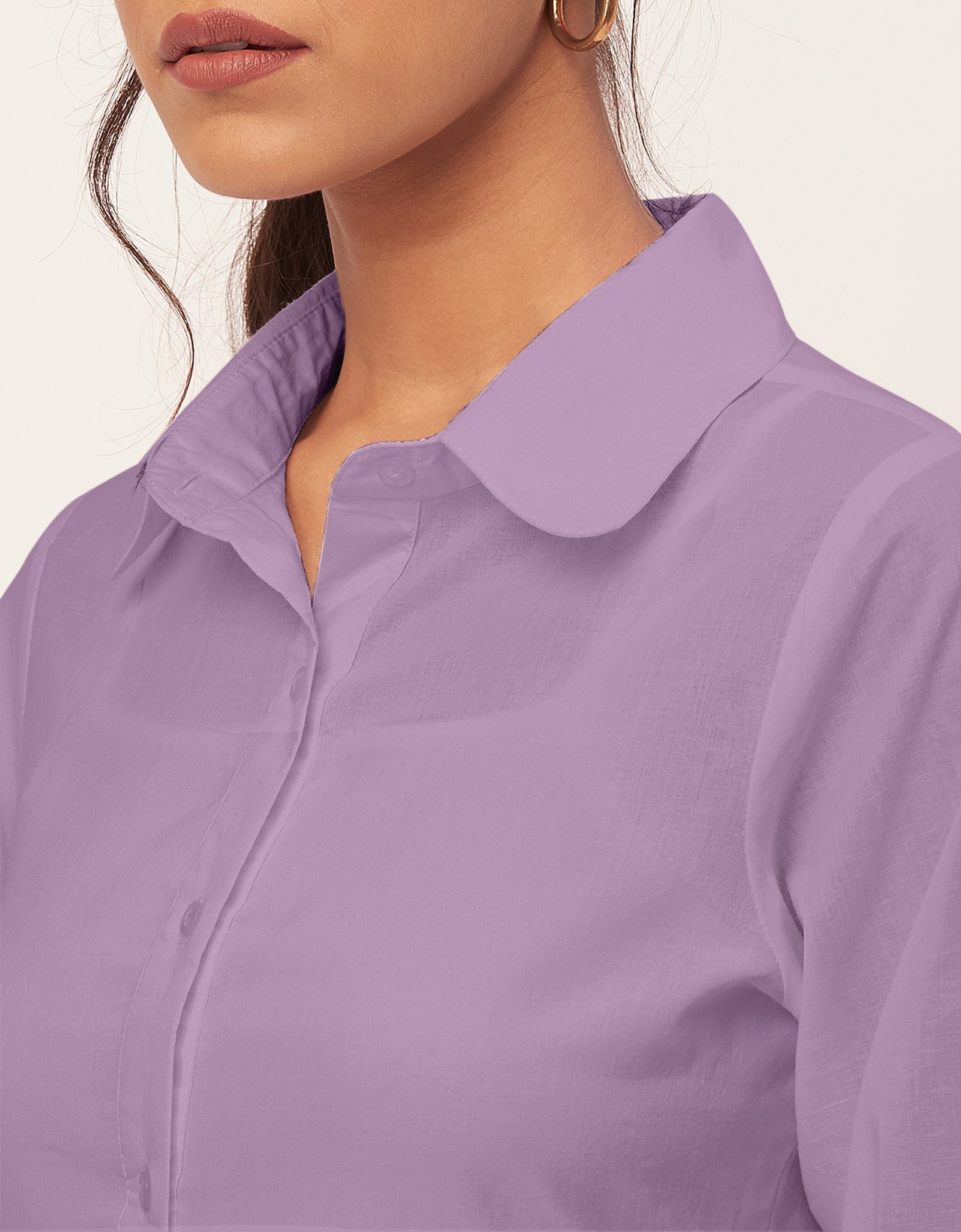 Solid Tiered Cotton Dress