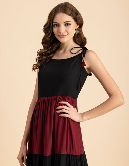 Printed Tiered Maxi Dress, Vacation