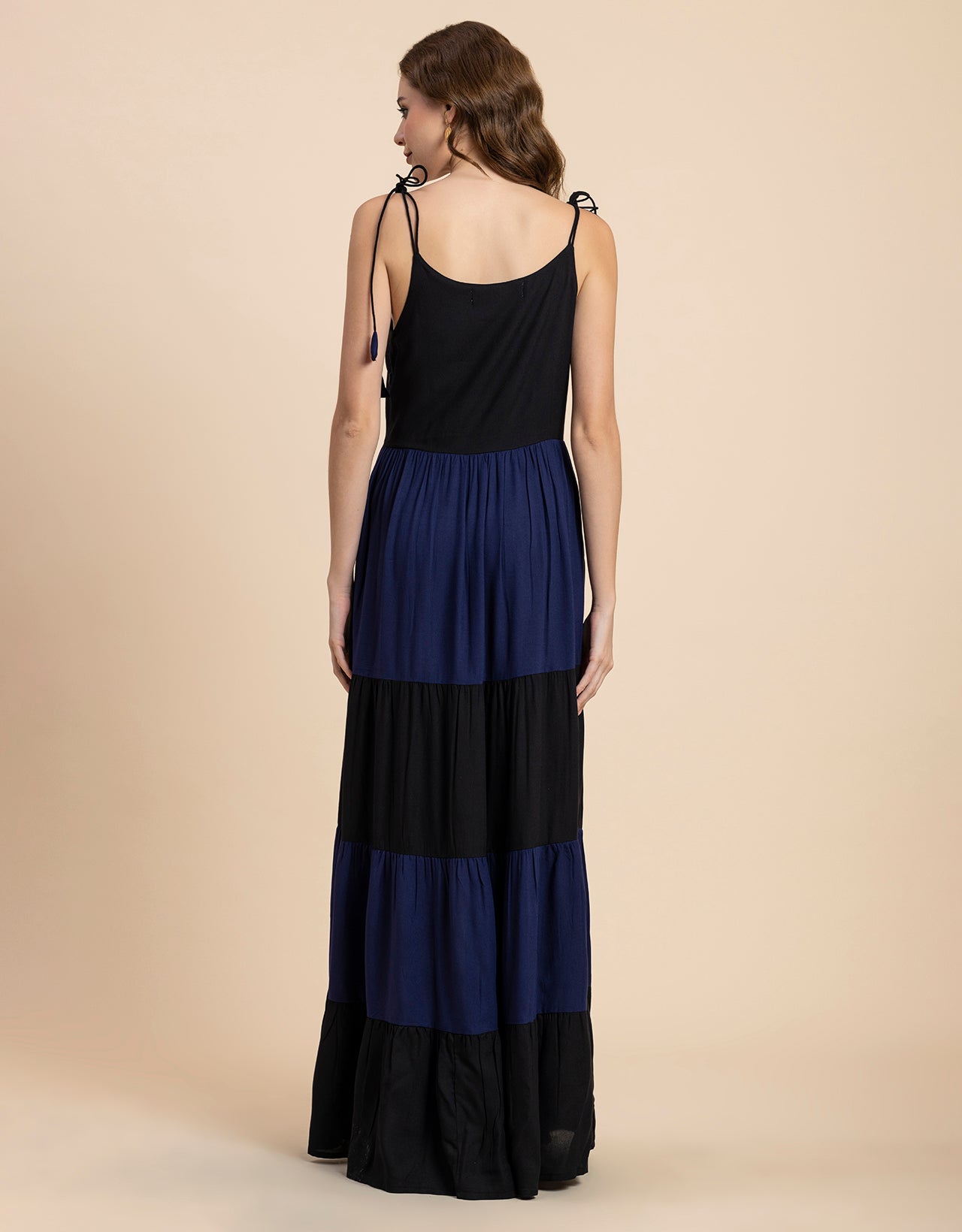 Printed Tiered Maxi Dress, Vacation