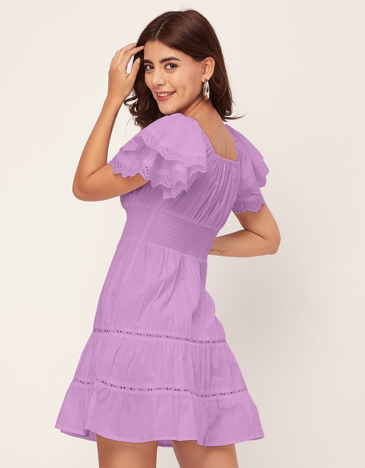 Chic Cotton Tiered Dress