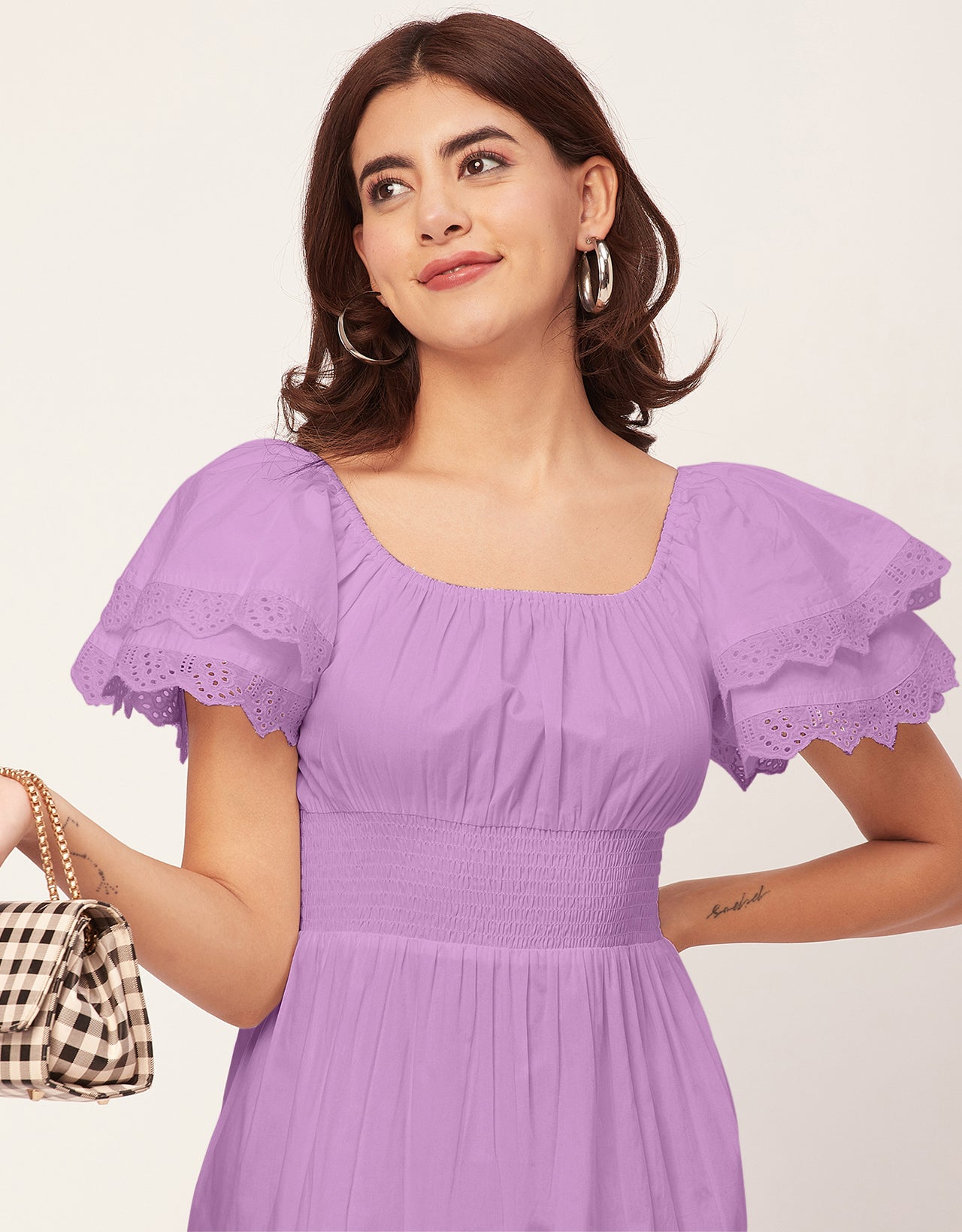 Chic Cotton Tiered Dress
