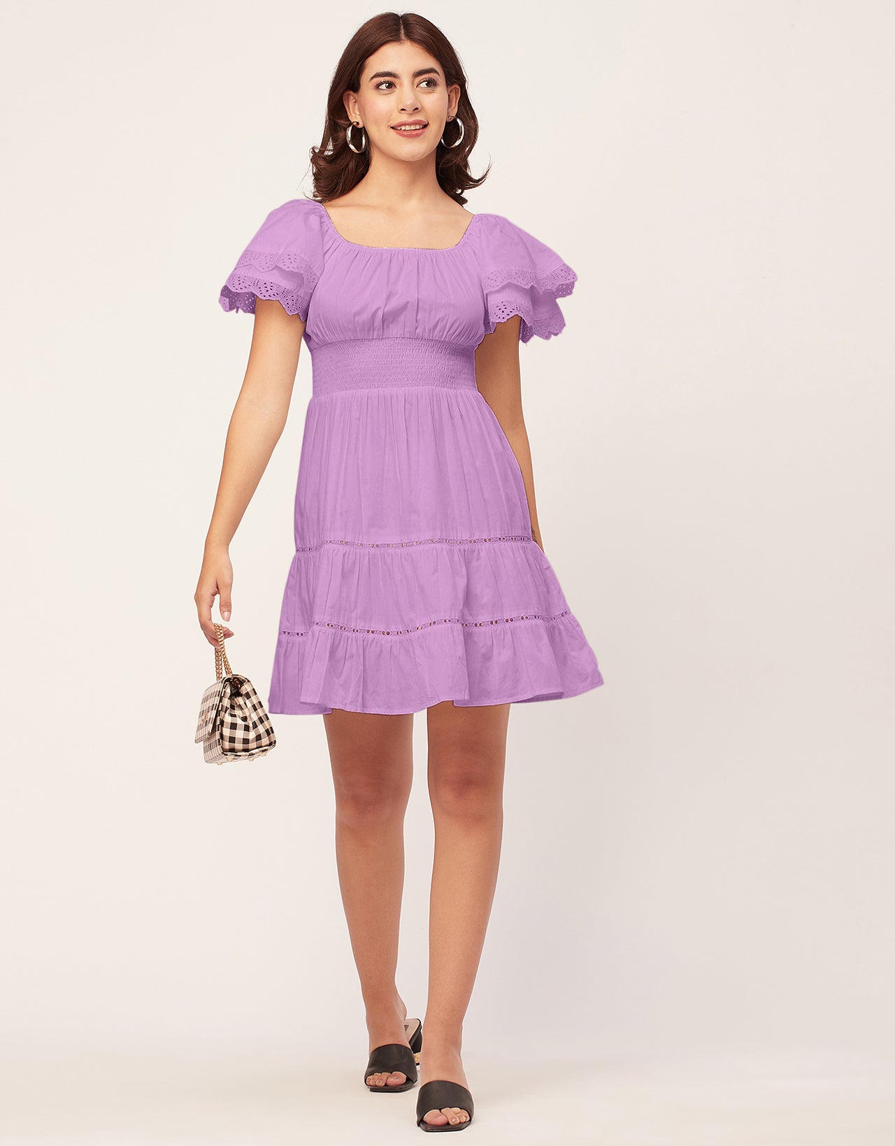 Chic Cotton Tiered Dress