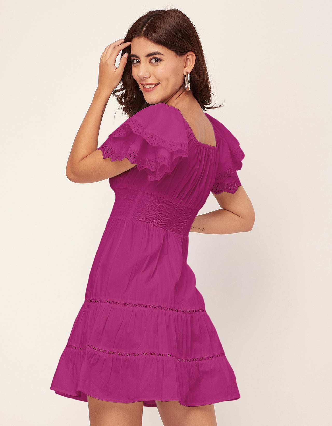 Chic Cotton Tiered Dress