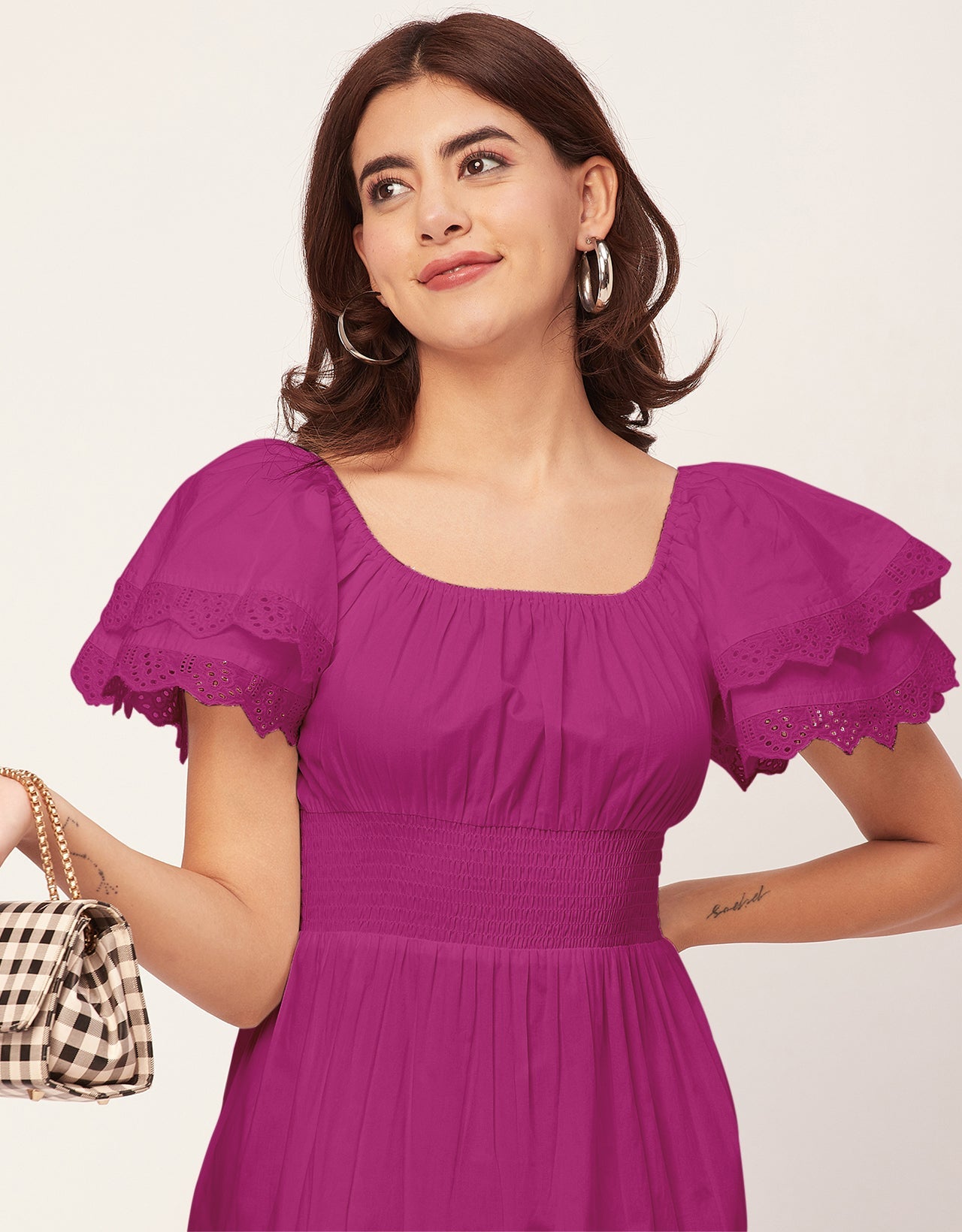 Chic Cotton Tiered Dress