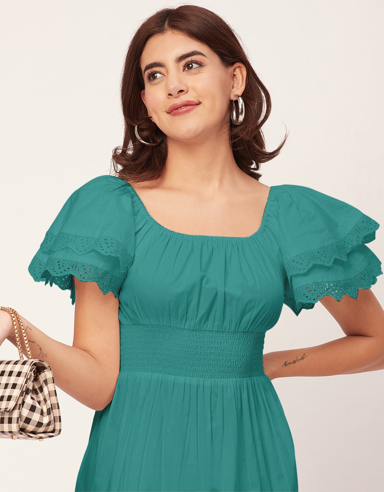 Chic Cotton Tiered Dress