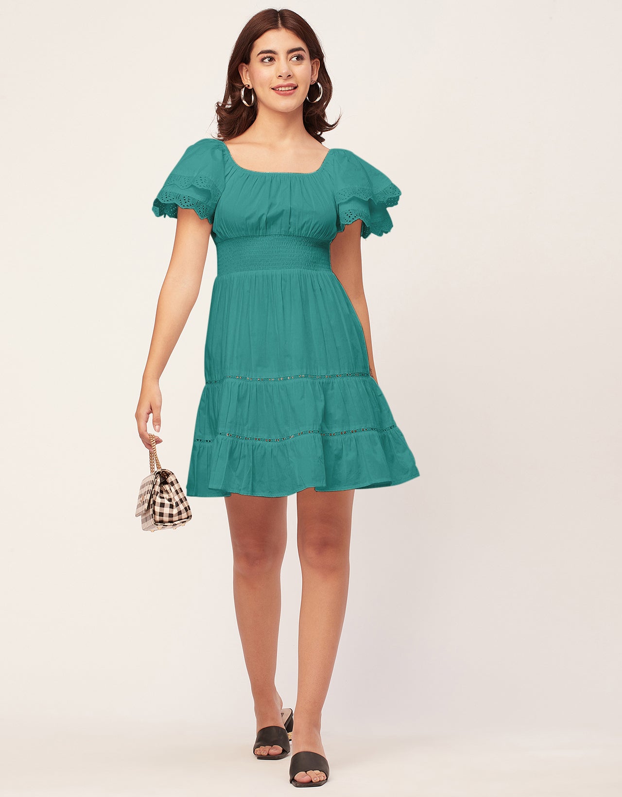 Chic Cotton Tiered Dress
