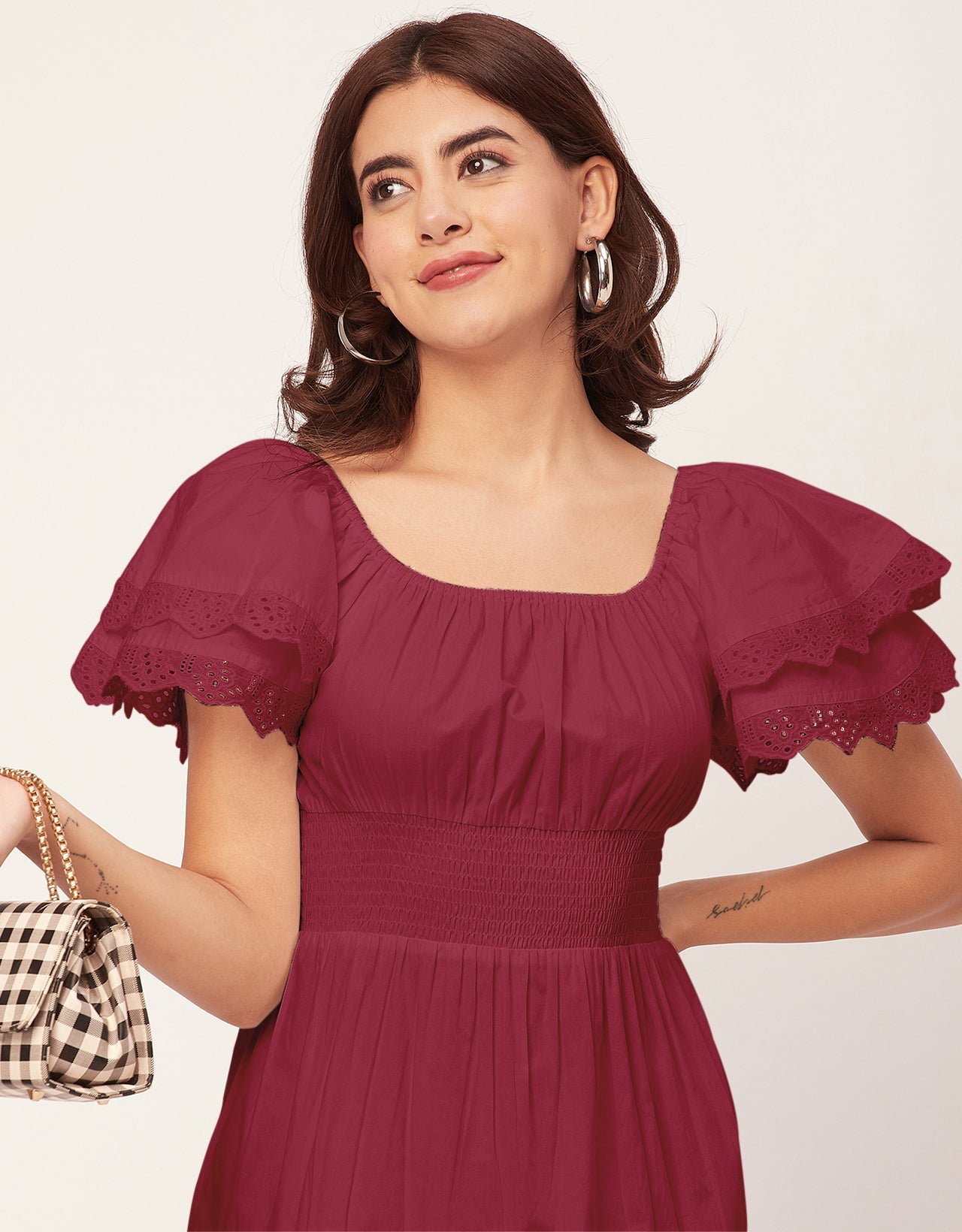 Chic Cotton Tiered Dress