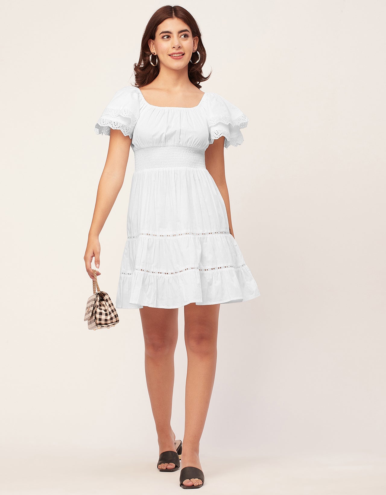 Chic Cotton Tiered Dress