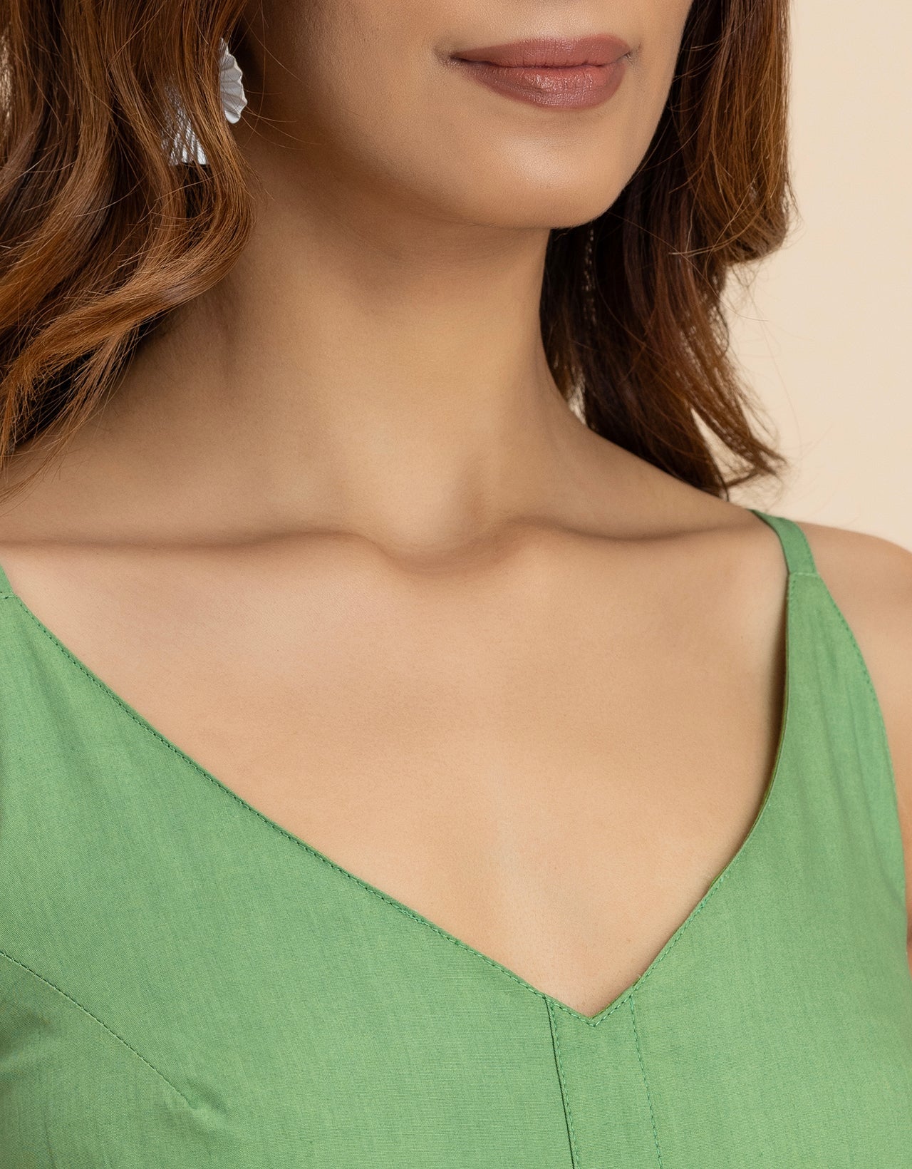 Knee Length Cotton Casual Cute Summer Dress For Women