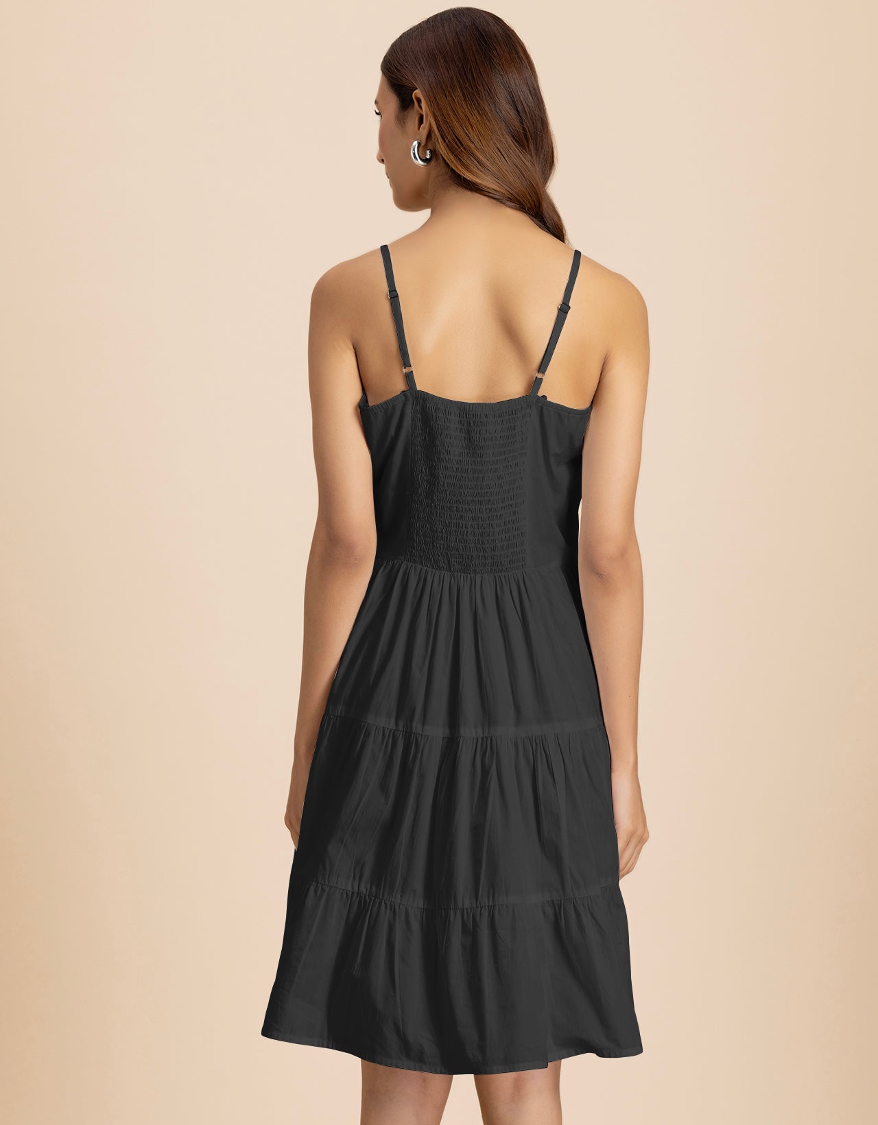 Knee Length Cotton Casual Cute Summer Dress For Women