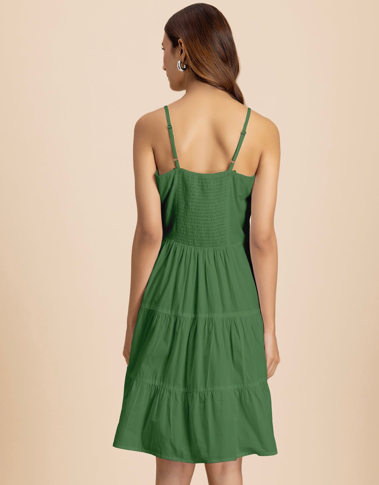 Knee Length Cotton Casual Cute Summer Dress For Women
