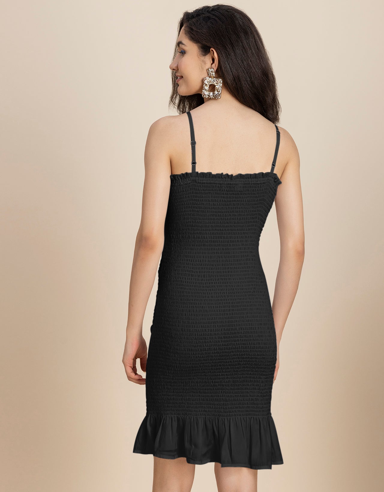 Party Wear Smocked Dress For Women