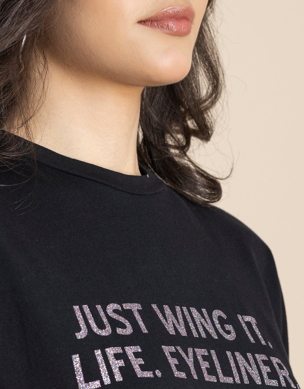 Solid Loose Fit Tshirt Dress For Women