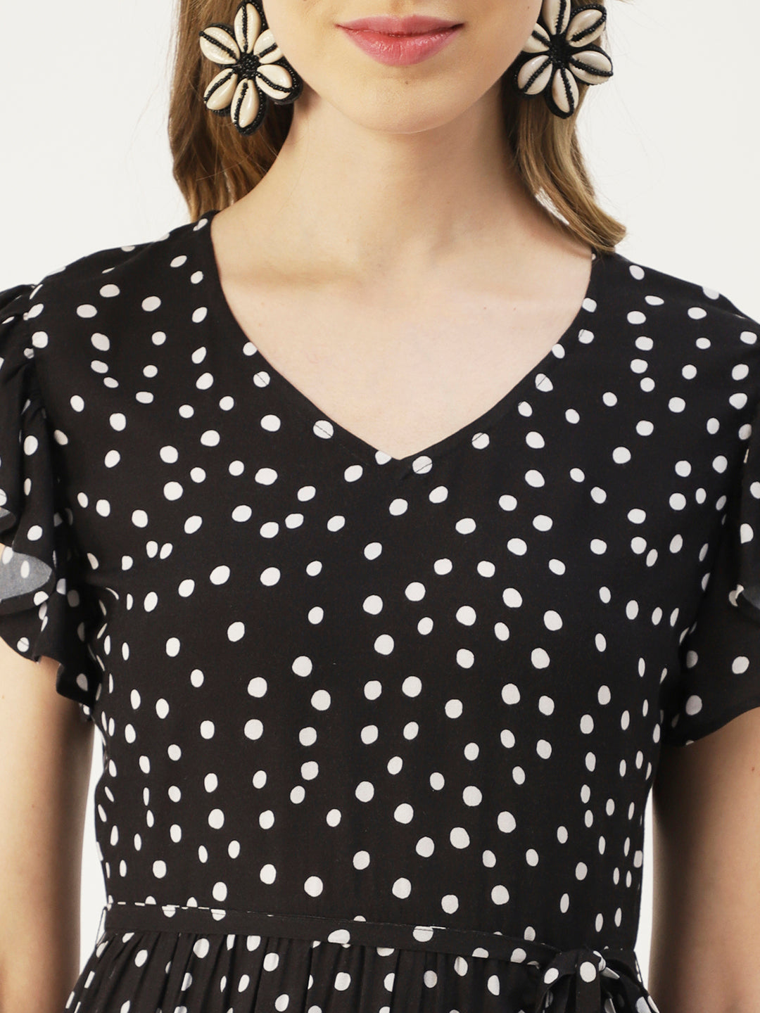 Viscose Short Sleeves Dress