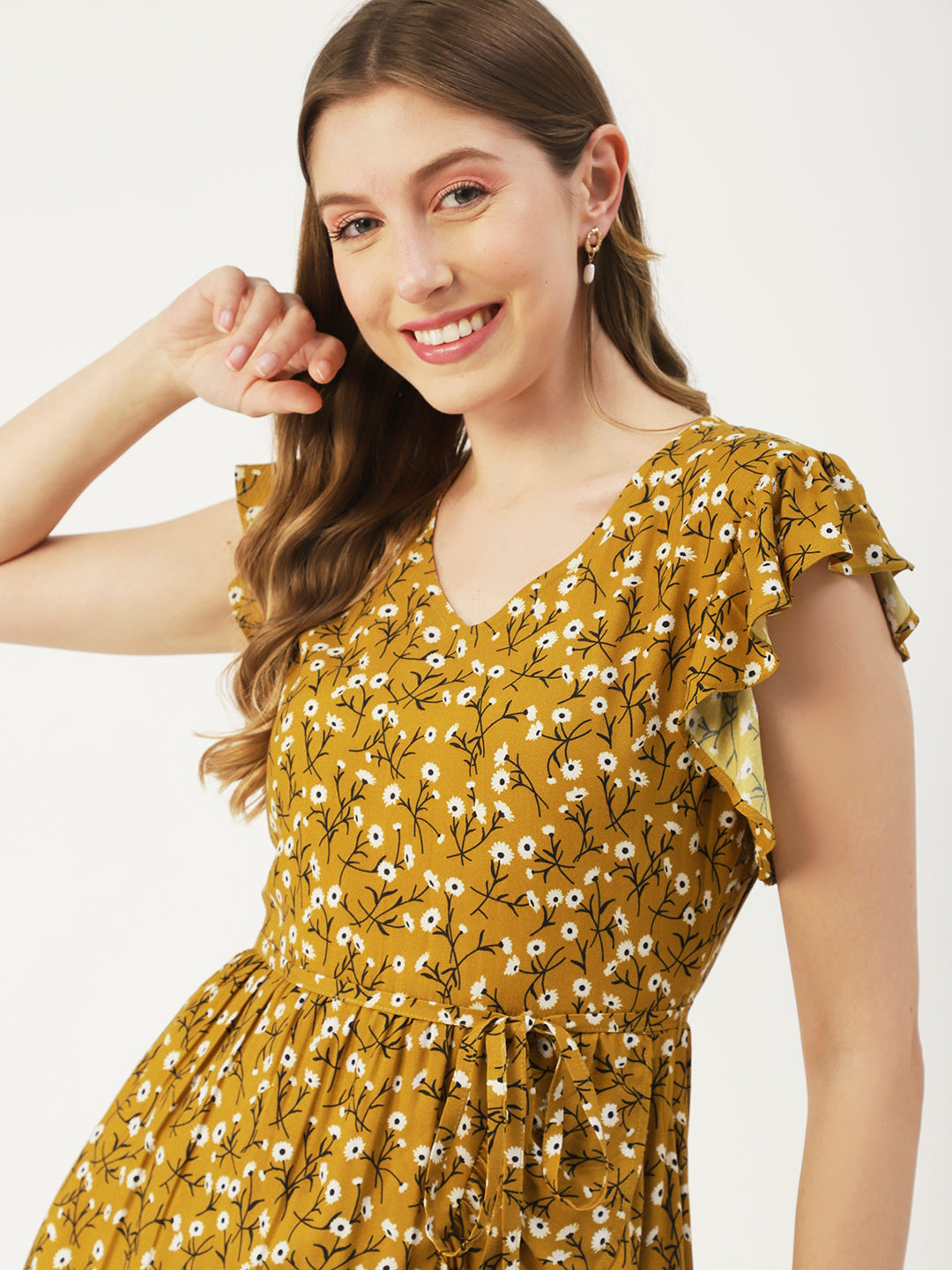 Viscose Short Sleeves Dress