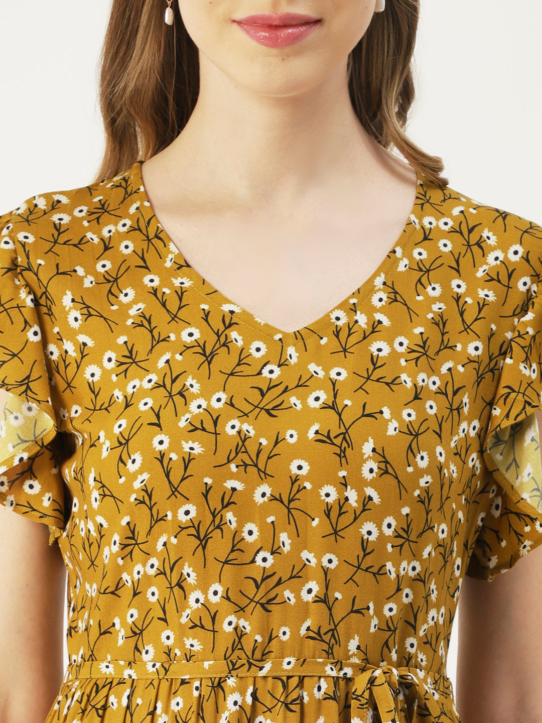 Viscose Short Sleeves Dress