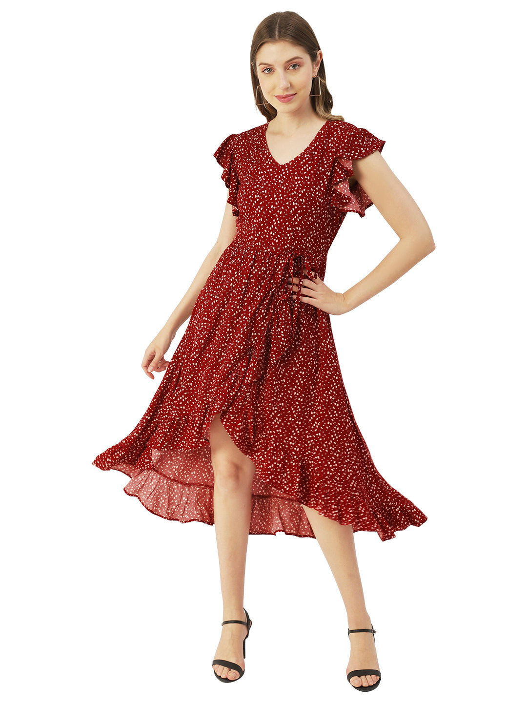 Viscose Short Sleeves Dress