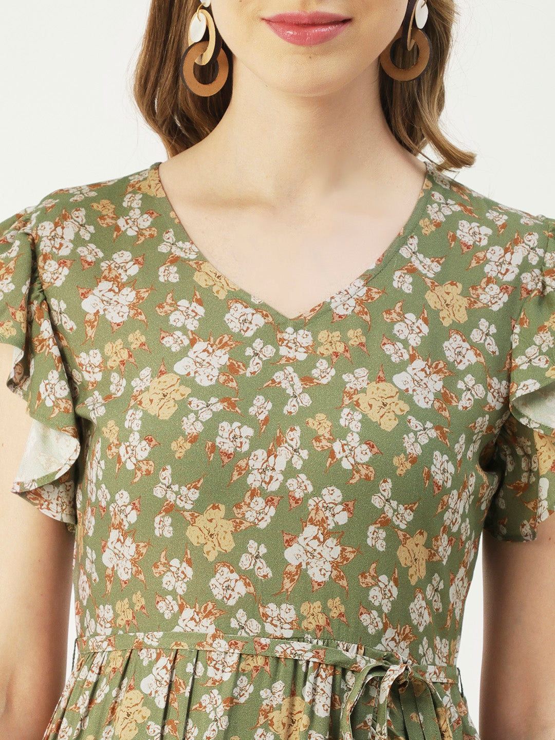 Viscose Short Sleeves Dress