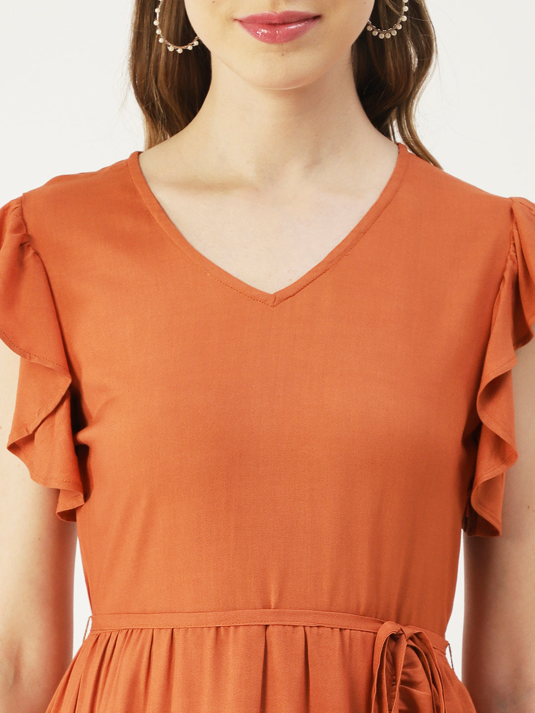 Viscose Short Sleeves Dress