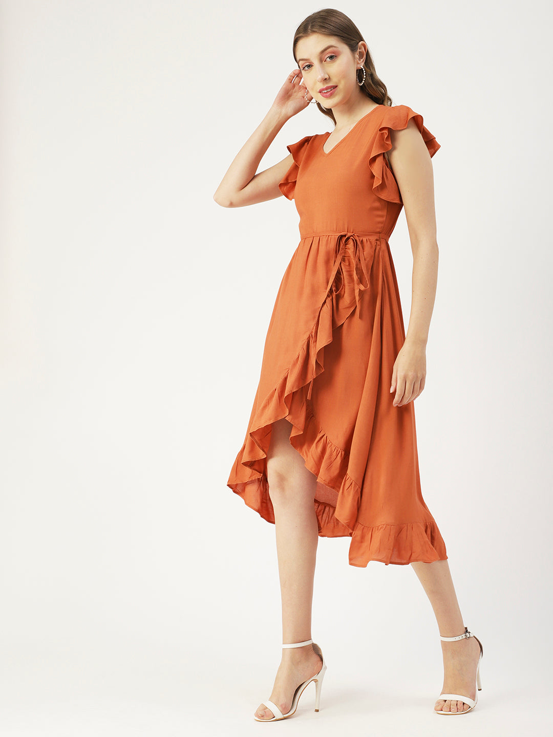 Viscose Short Sleeves Dress