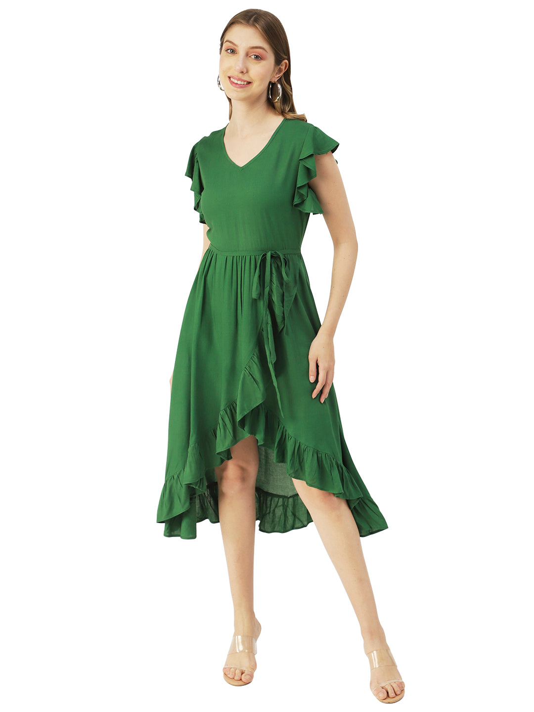 Viscose Short Sleeves Dress