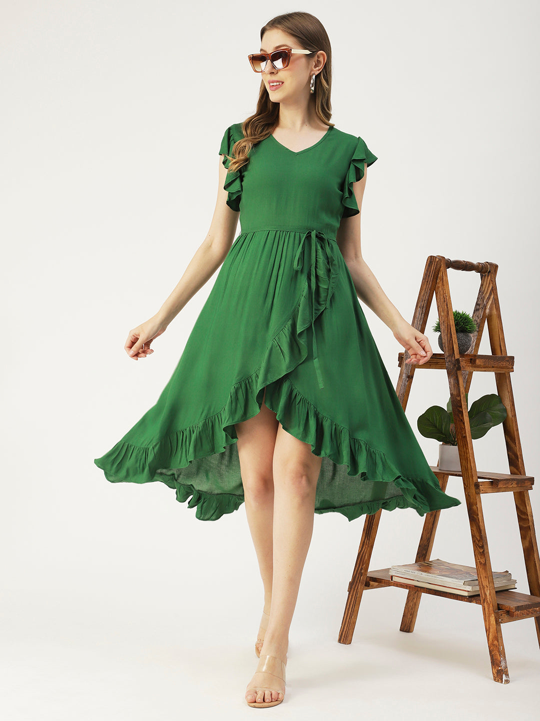 Viscose Short Sleeves Dress