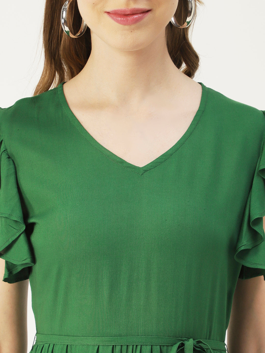 Viscose Short Sleeves Dress