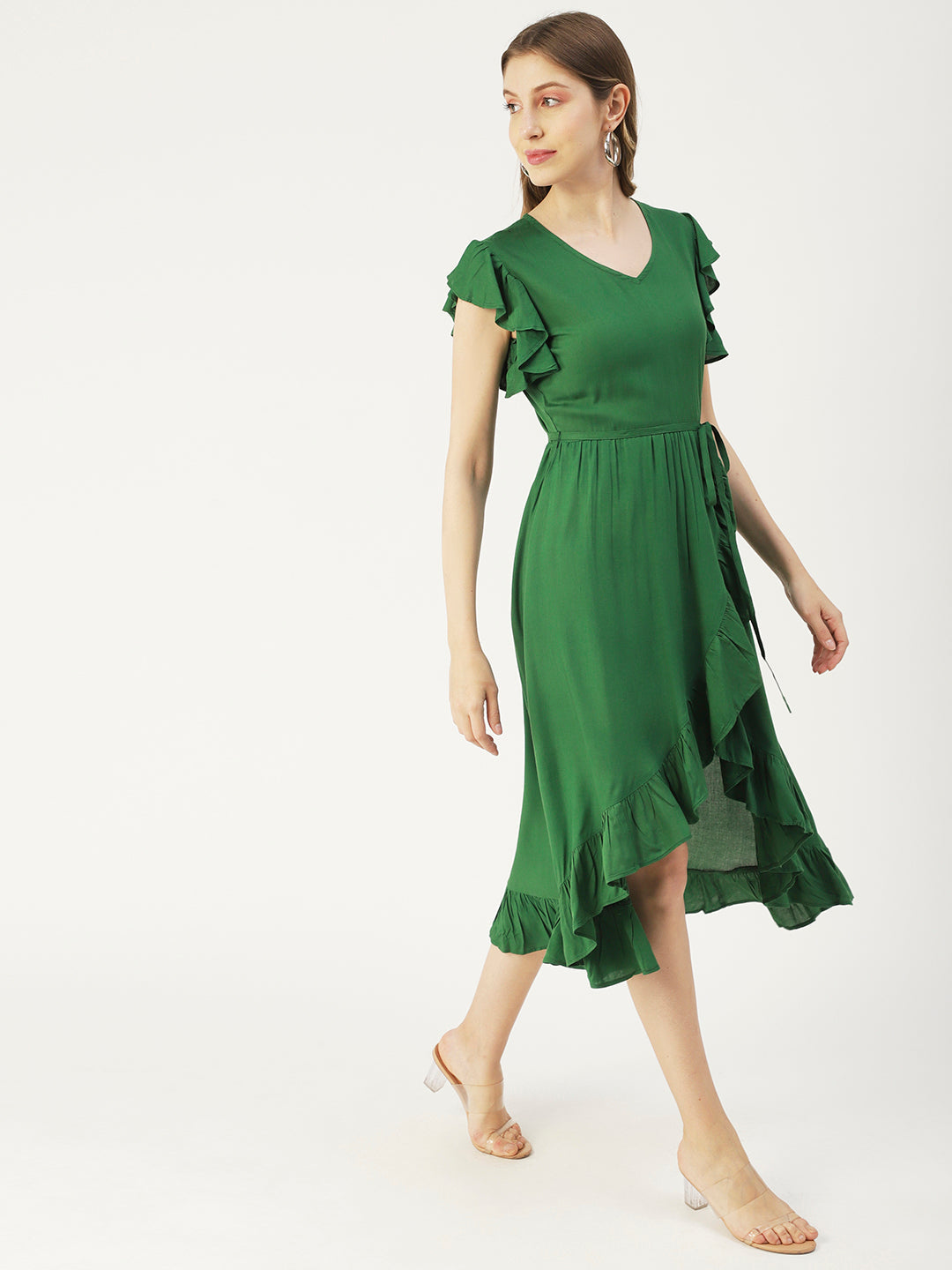 Viscose Short Sleeves Dress