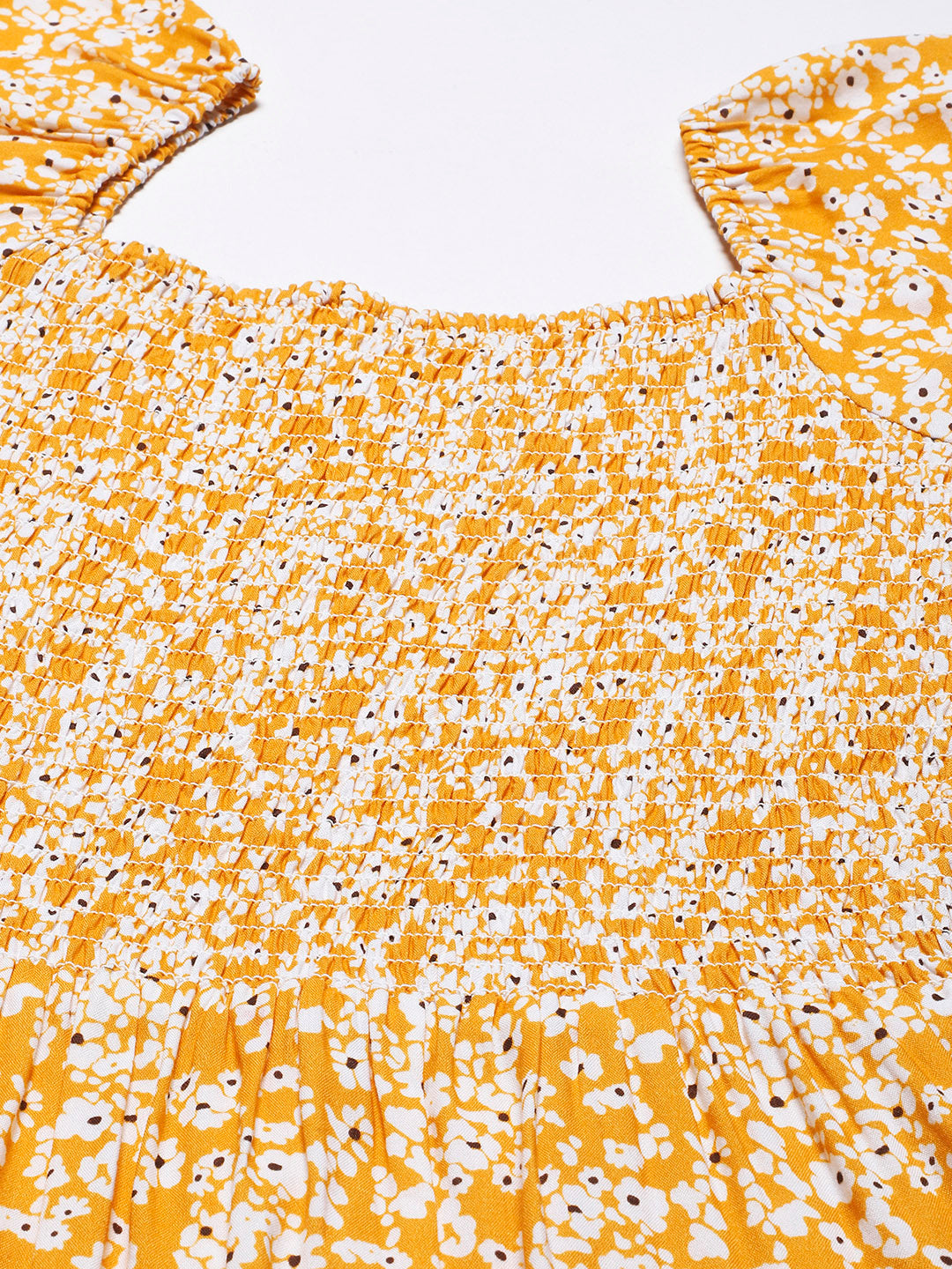 Viscose Rayon Square Neck Dress
