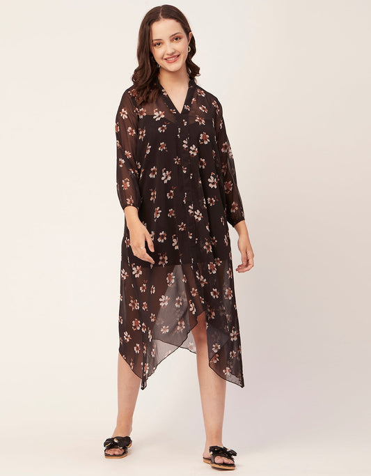 Long Sheer Vacation Dress