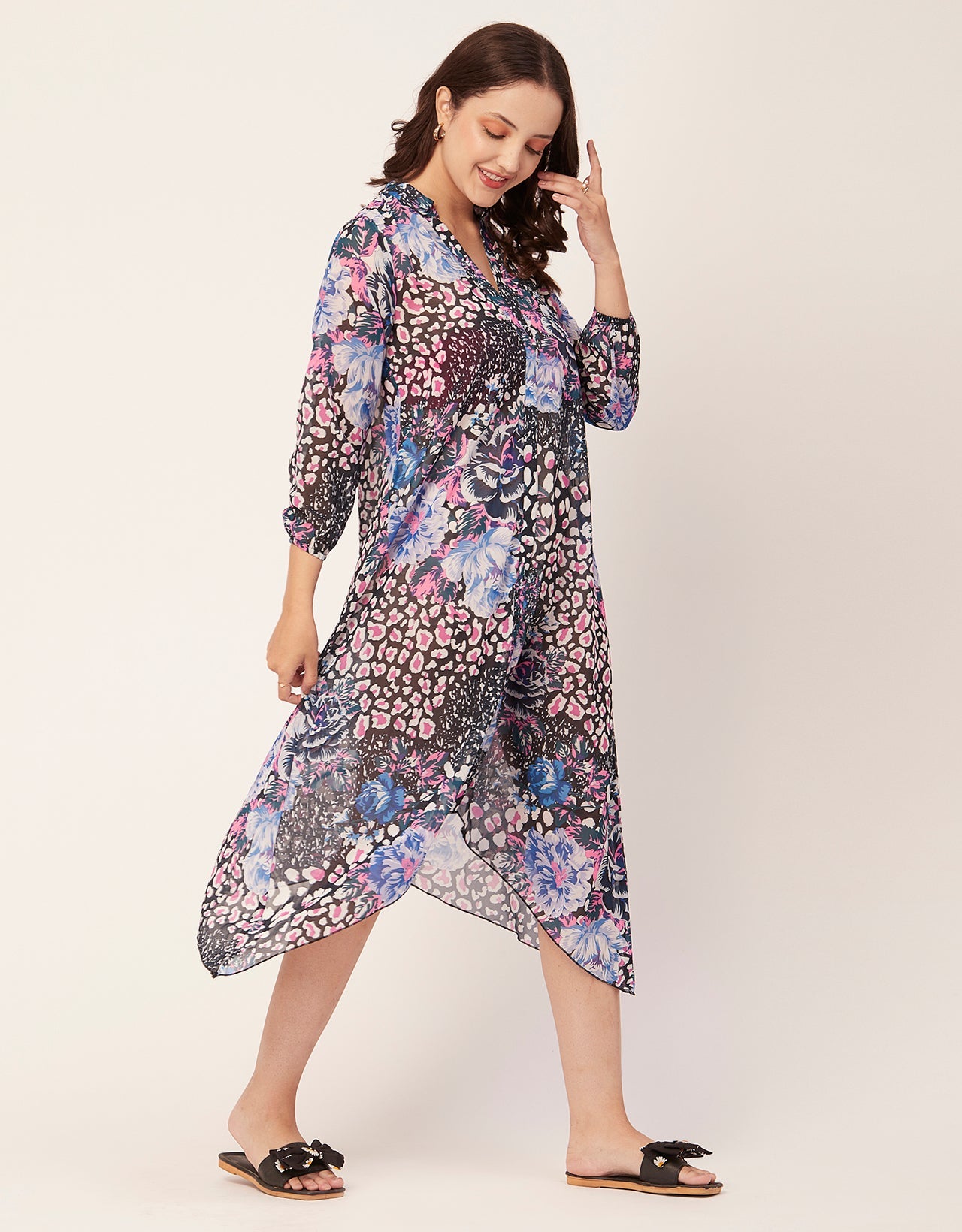 Long Sheer Vacation Dress