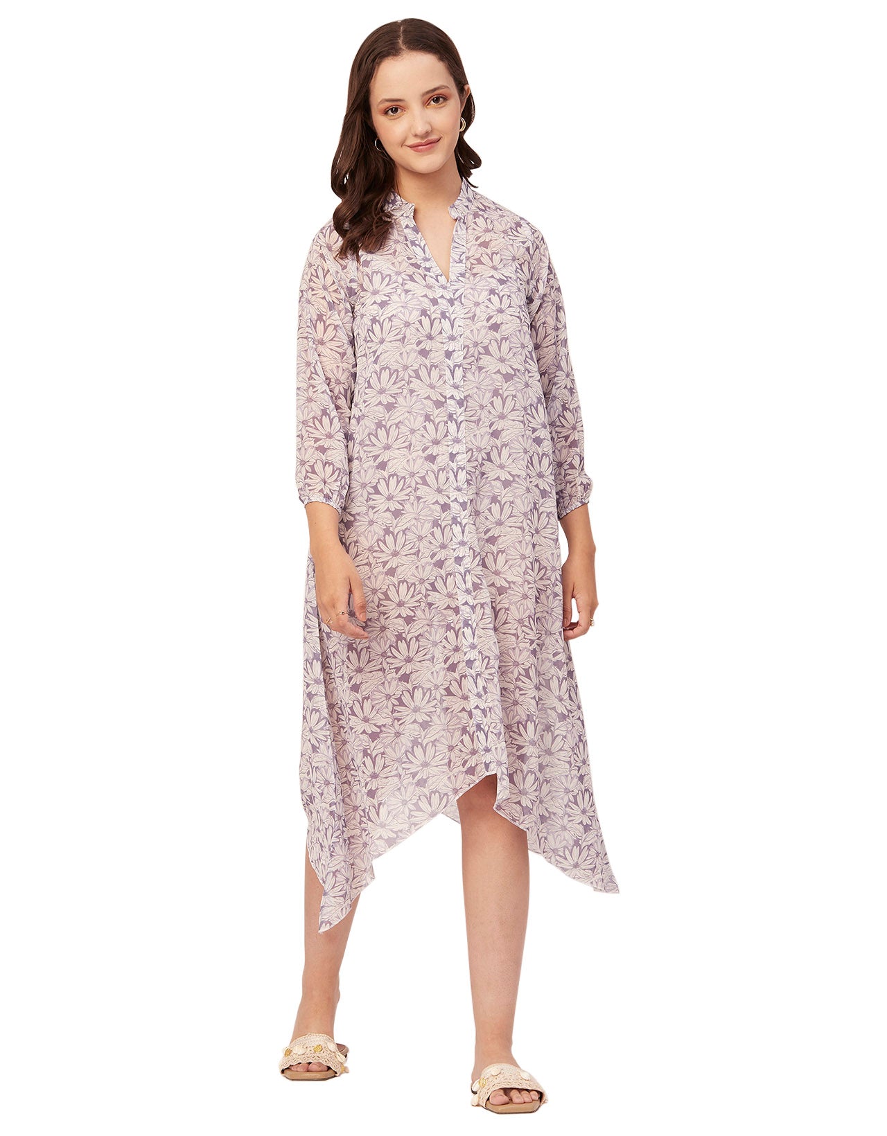 Long Sheer Vacation Dress
