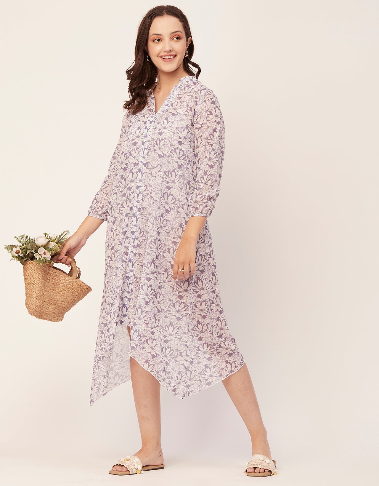 Long Sheer Vacation Dress