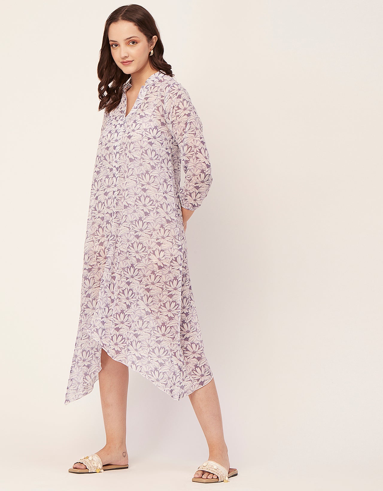 Long Sheer Vacation Dress