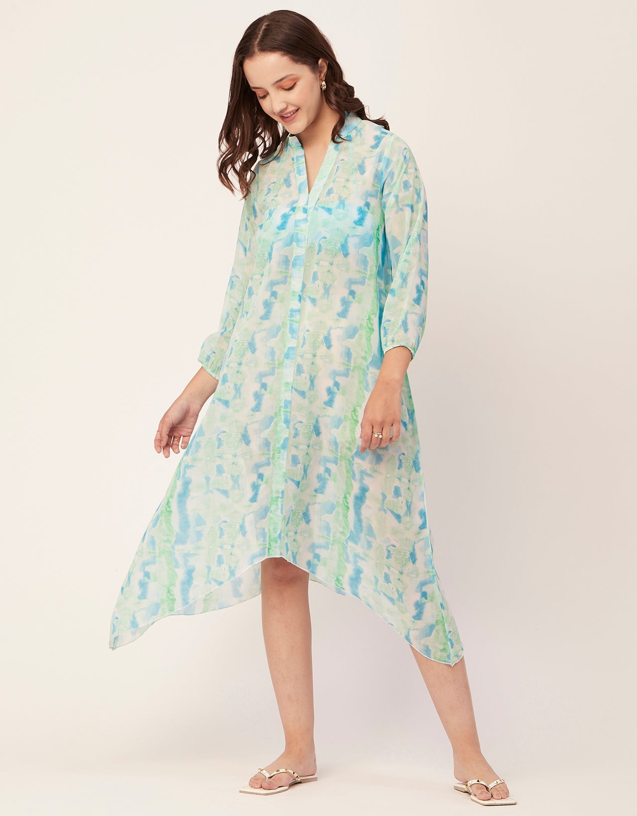 Long Sheer Vacation Dress