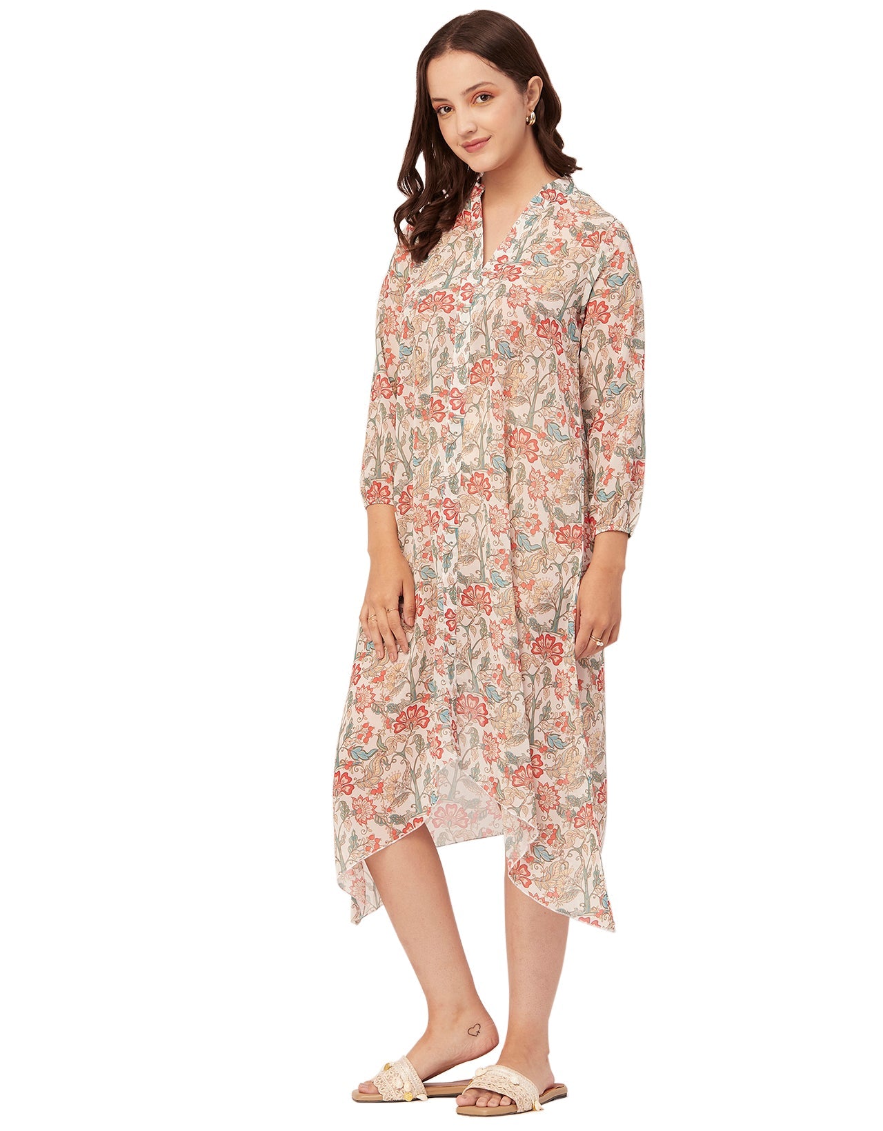 Long Sheer Vacation Dress