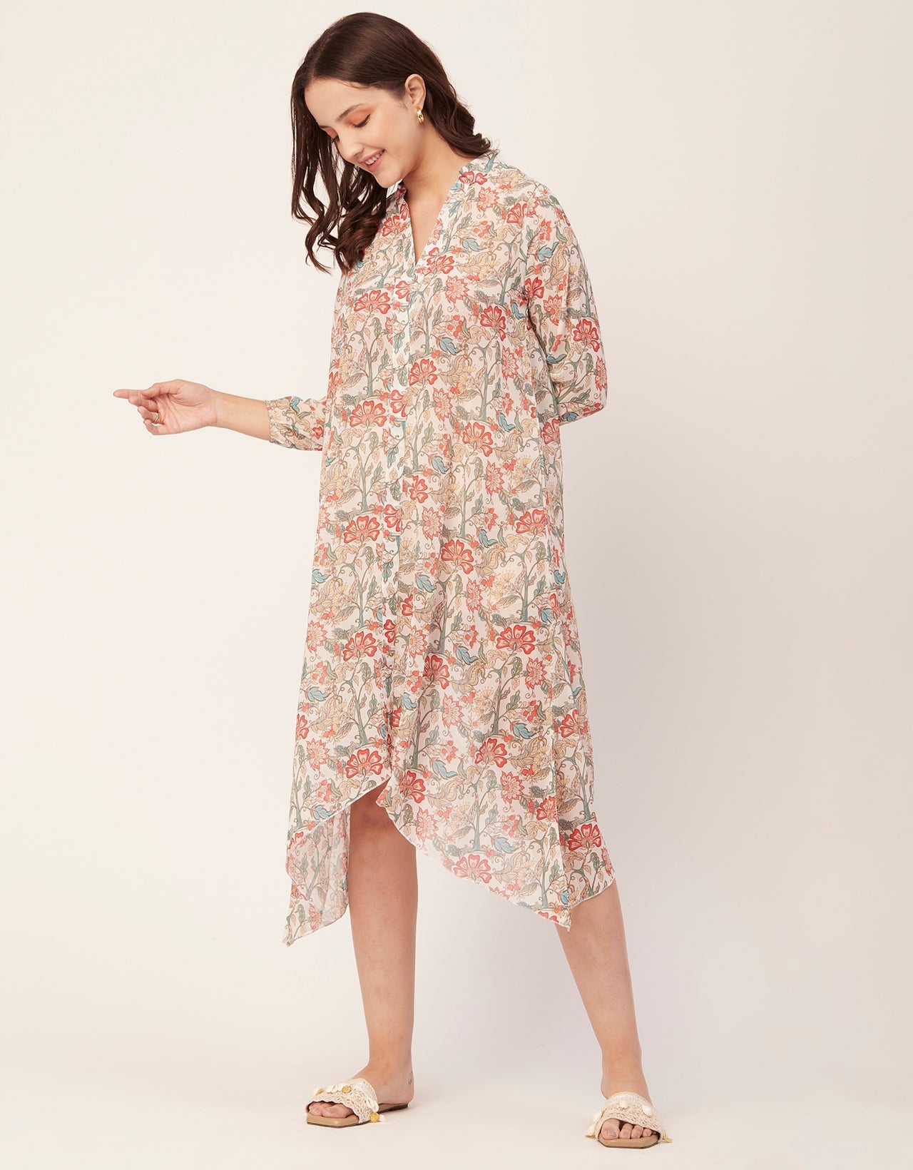 Long Sheer Vacation Dress