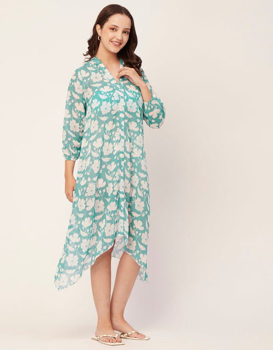 Long Sheer Vacation Dress