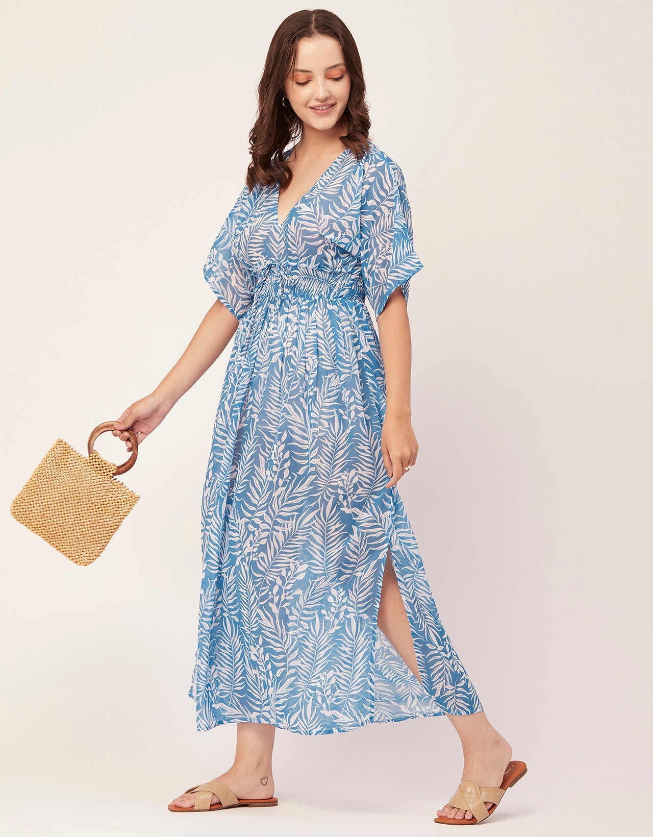 Long Sheer Coverup Dress