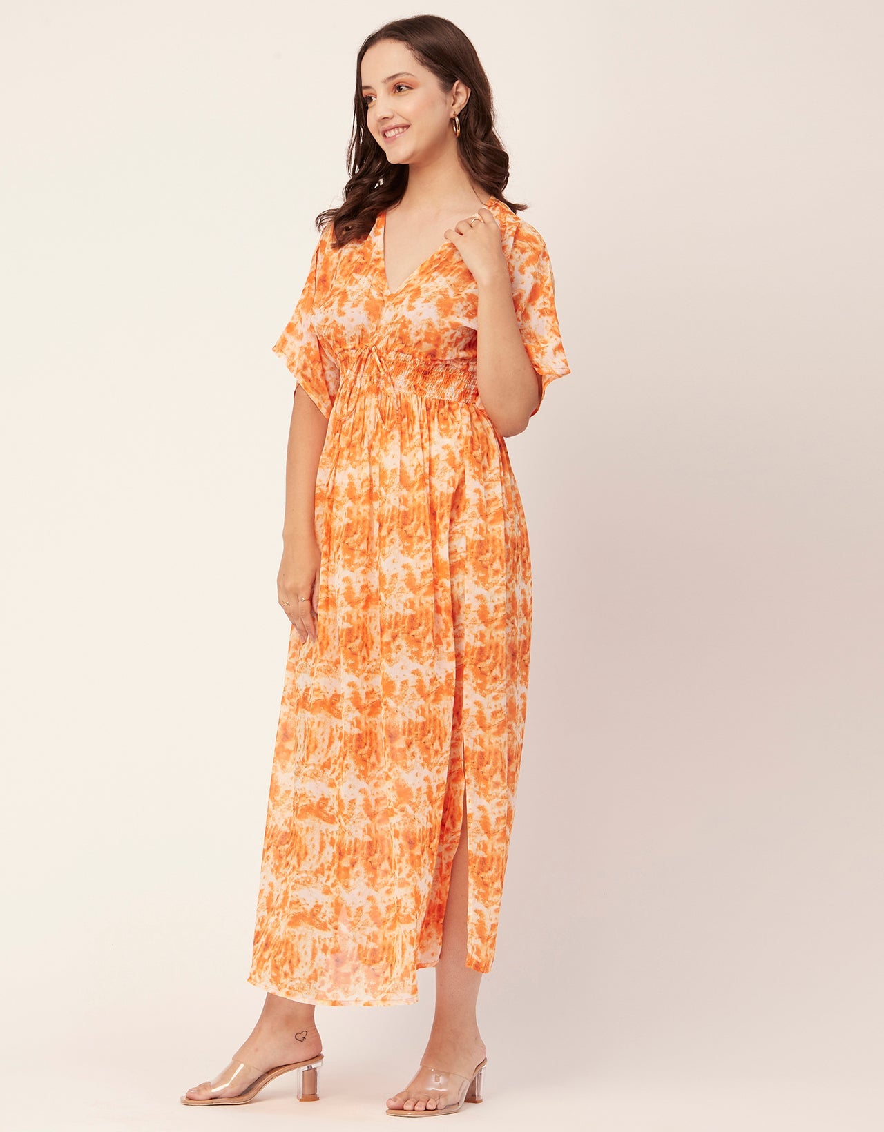 Long Sheer Coverup Dress