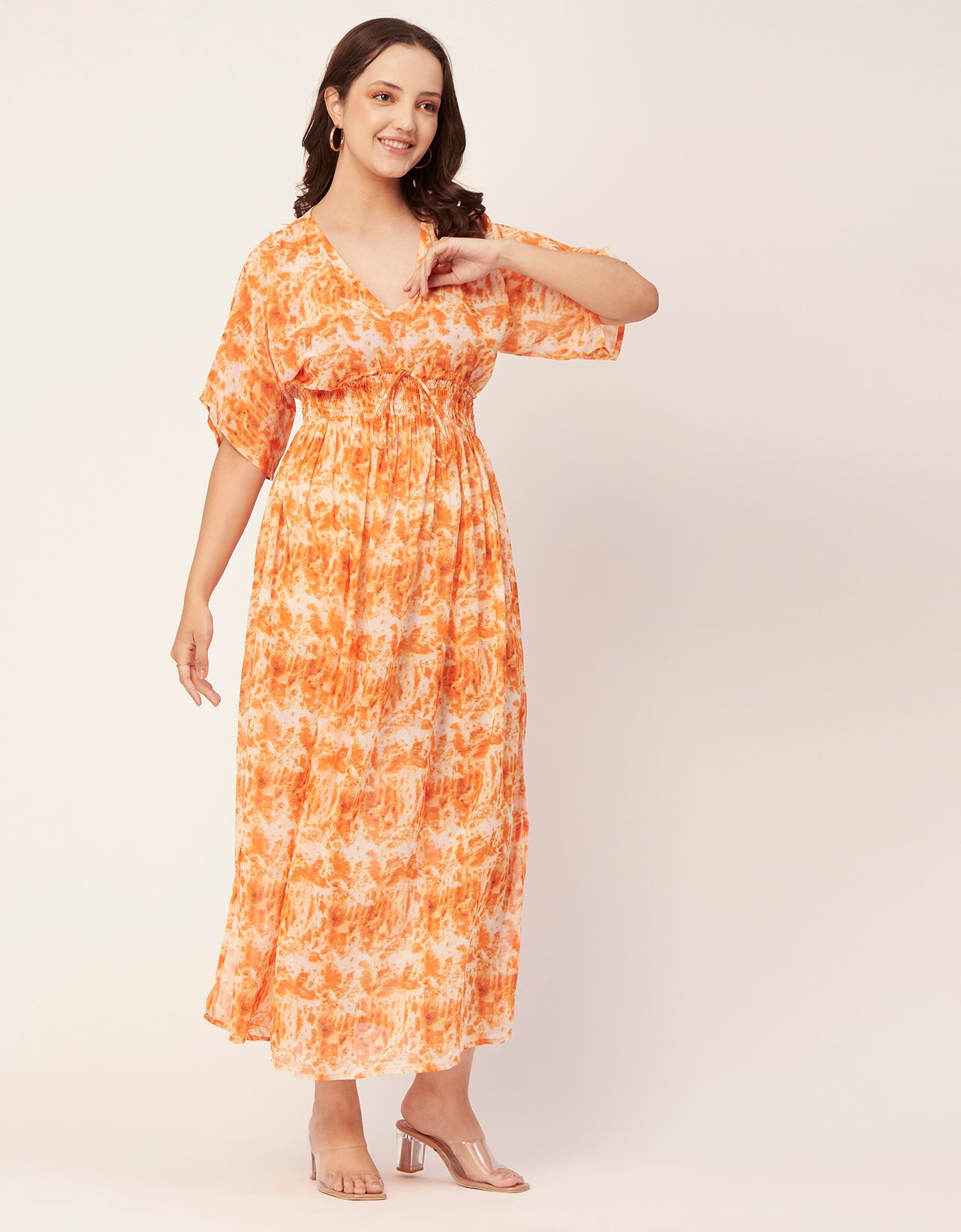 Long Sheer Coverup Dress