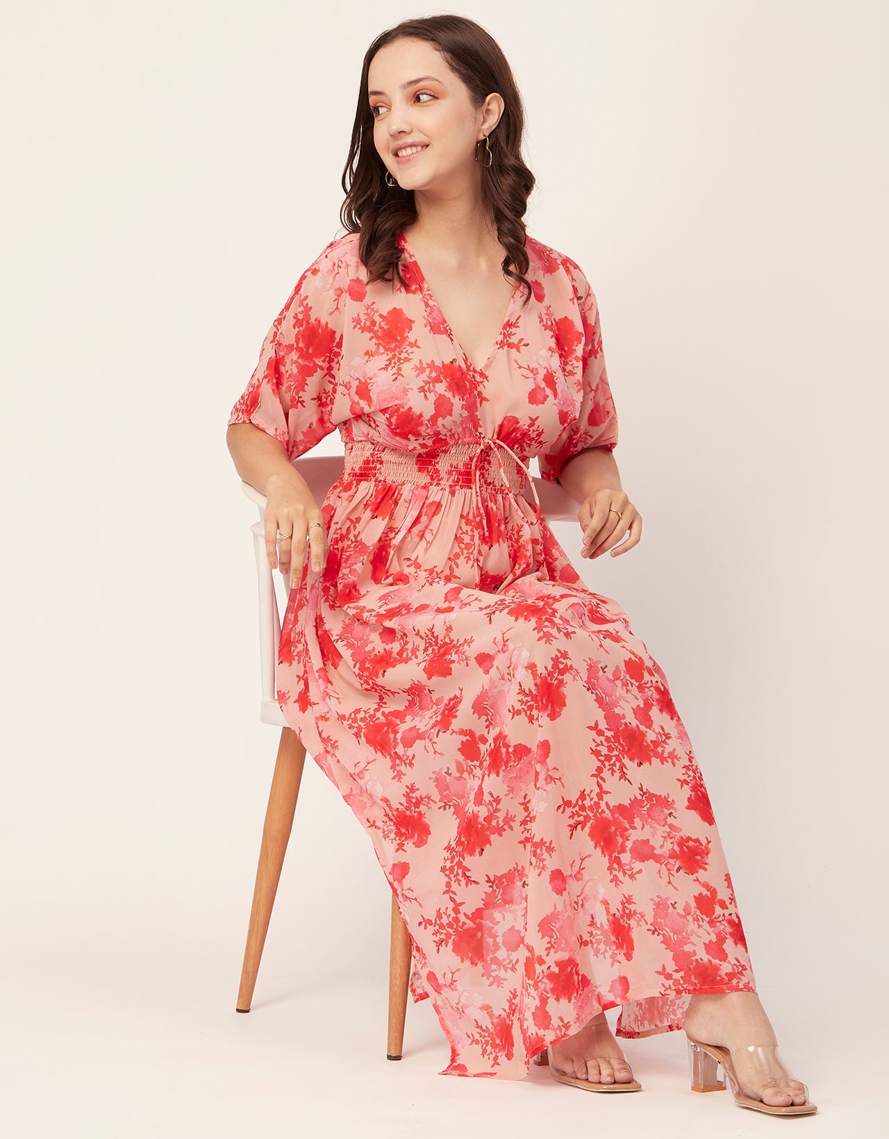 Long Sheer Coverup Dress