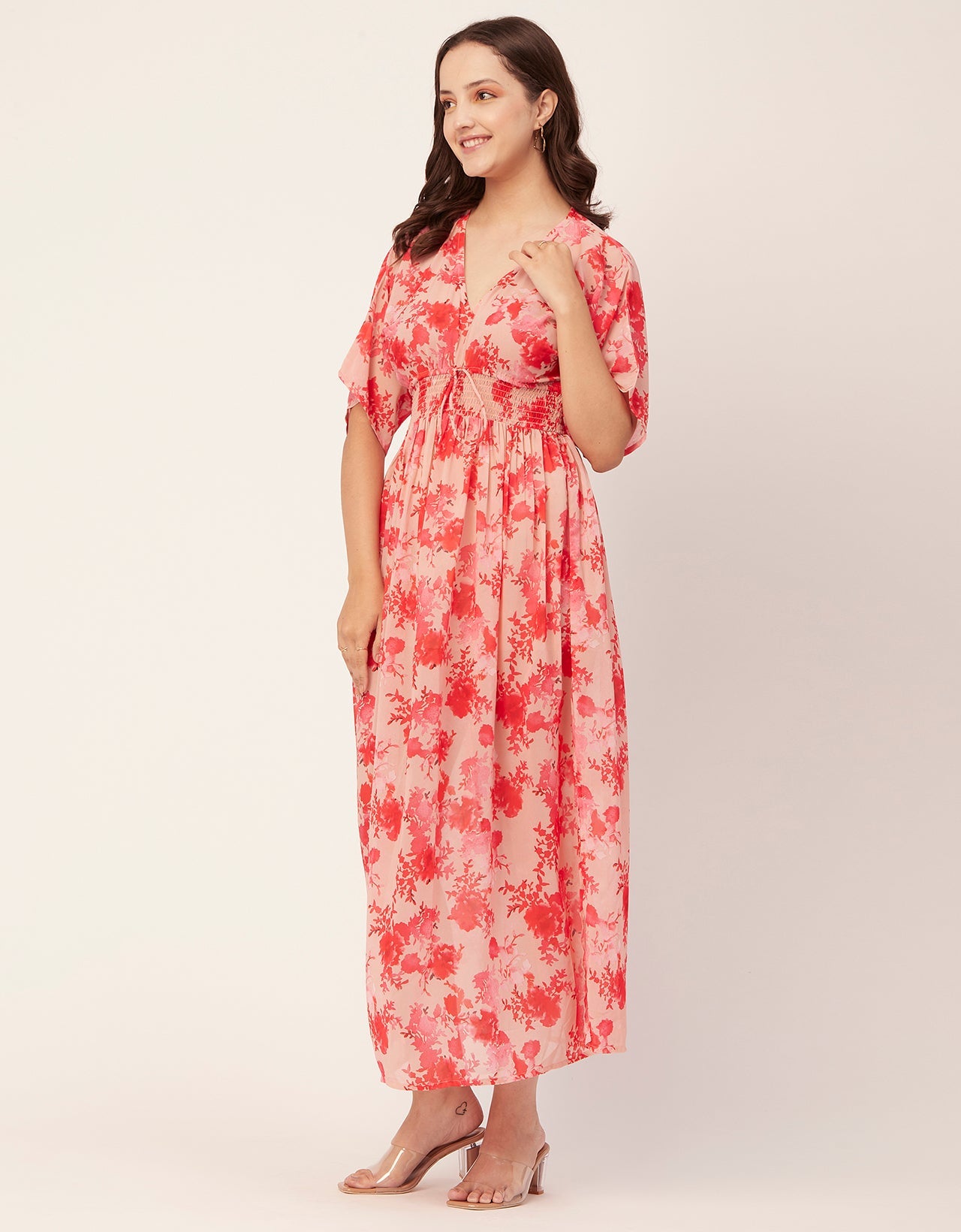 Long Sheer Coverup Dress