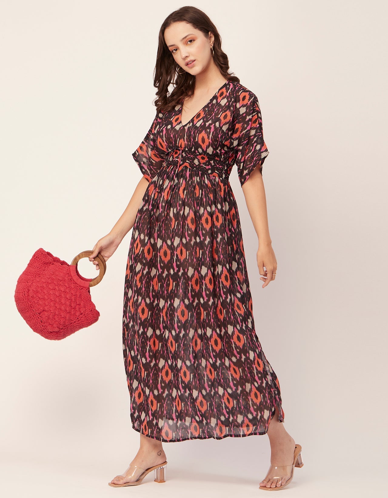 Long Sheer Coverup Dress