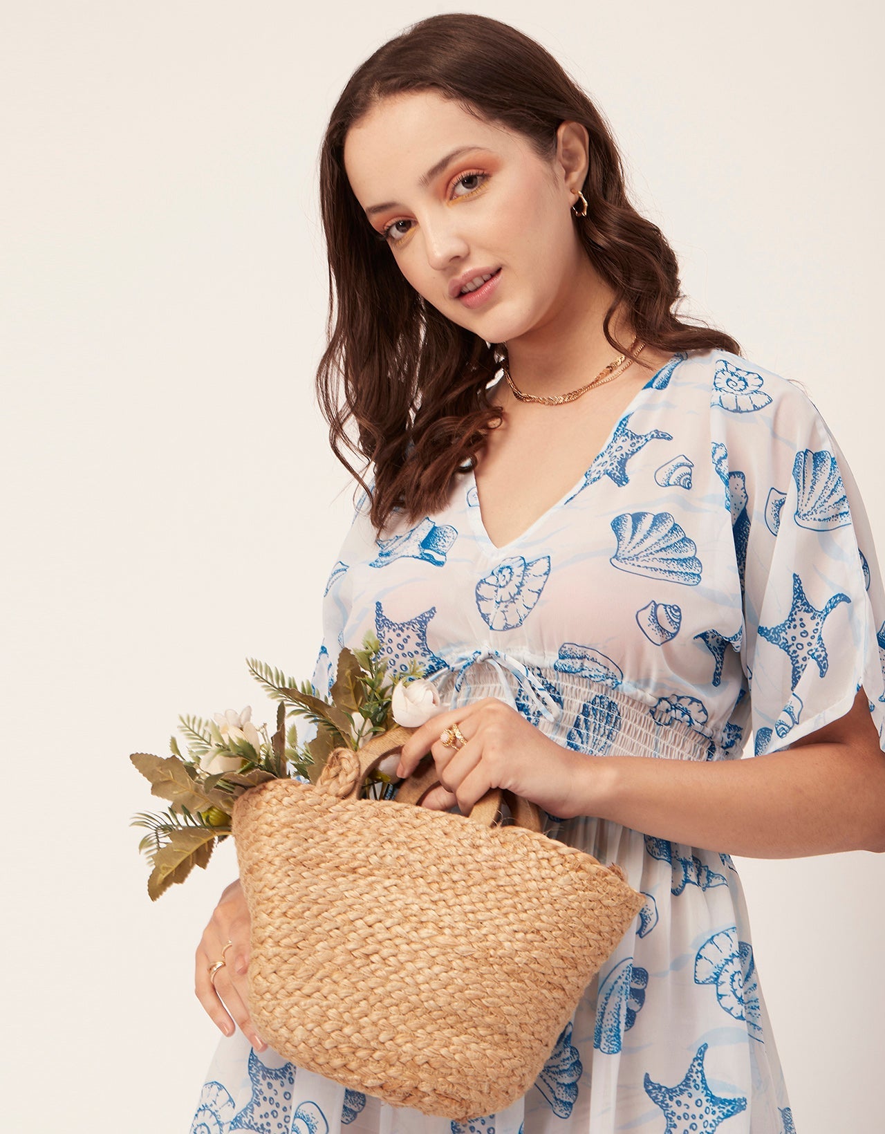 Long Sheer Coverup Dress